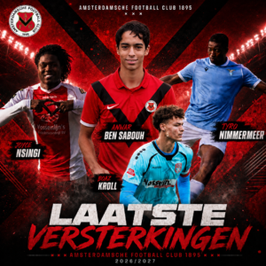 AFC verwelkomt vier versterkingen voor het nieuwe seizoen