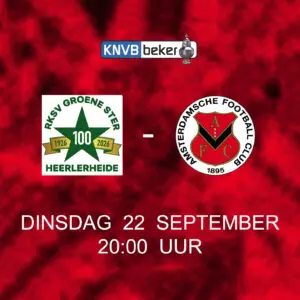Groene Ster – AFC voorbeschouwing  beker