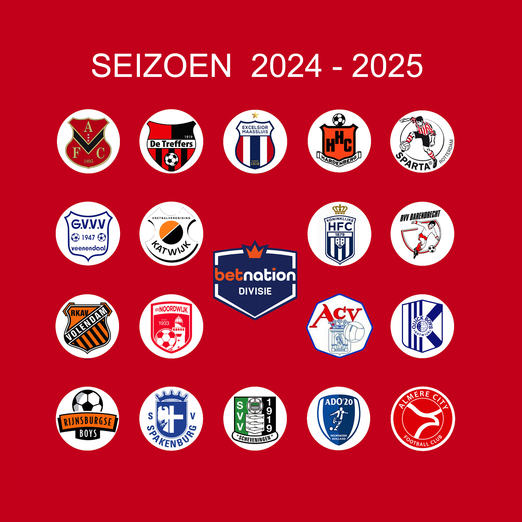 Programma 2e Divisie AFC