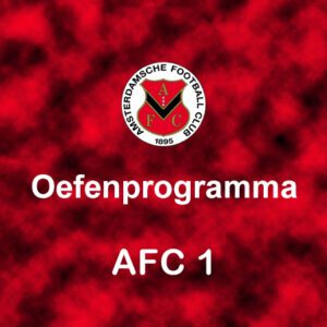 Programma oefenwedstrijden AFC 1
